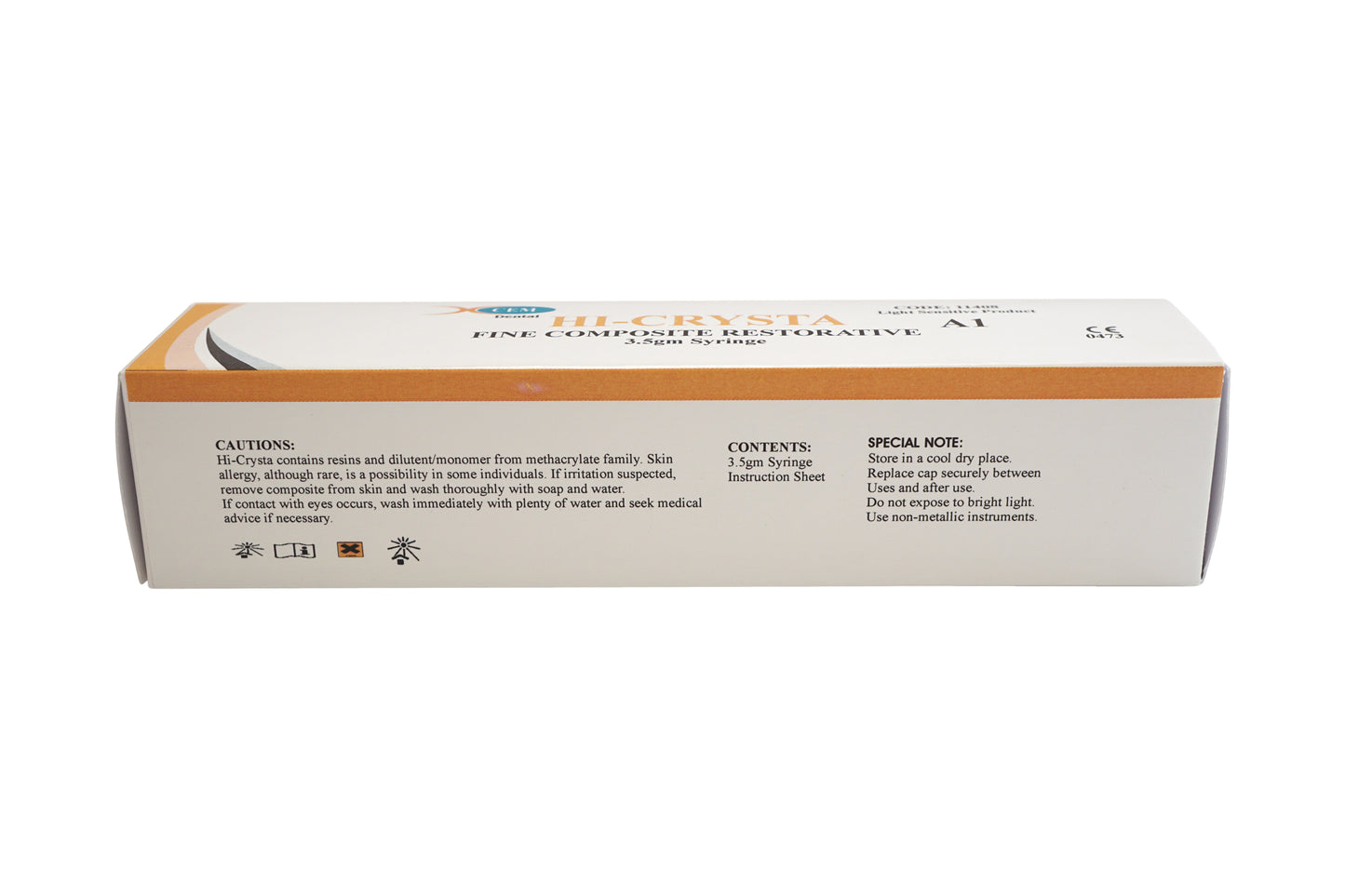 Xcem Hi-Crysta | 3.5gm Dental Light Cure Composite Restoration (Syringe)