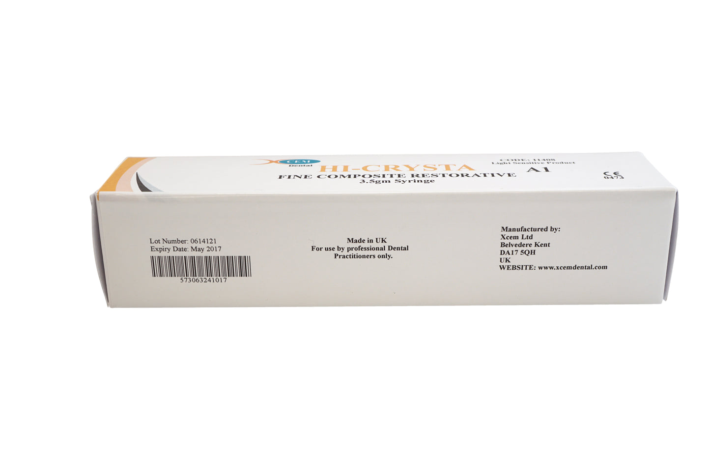 Xcem Hi-Crysta | 3.5gm Dental Light Cure Composite Restoration (Syringe)