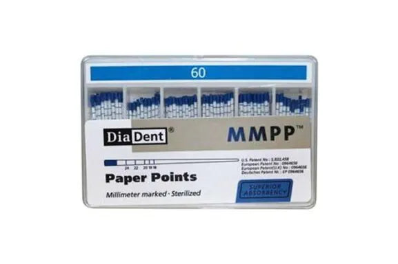 Diadent Paper Points Millimeter Marked - 2%