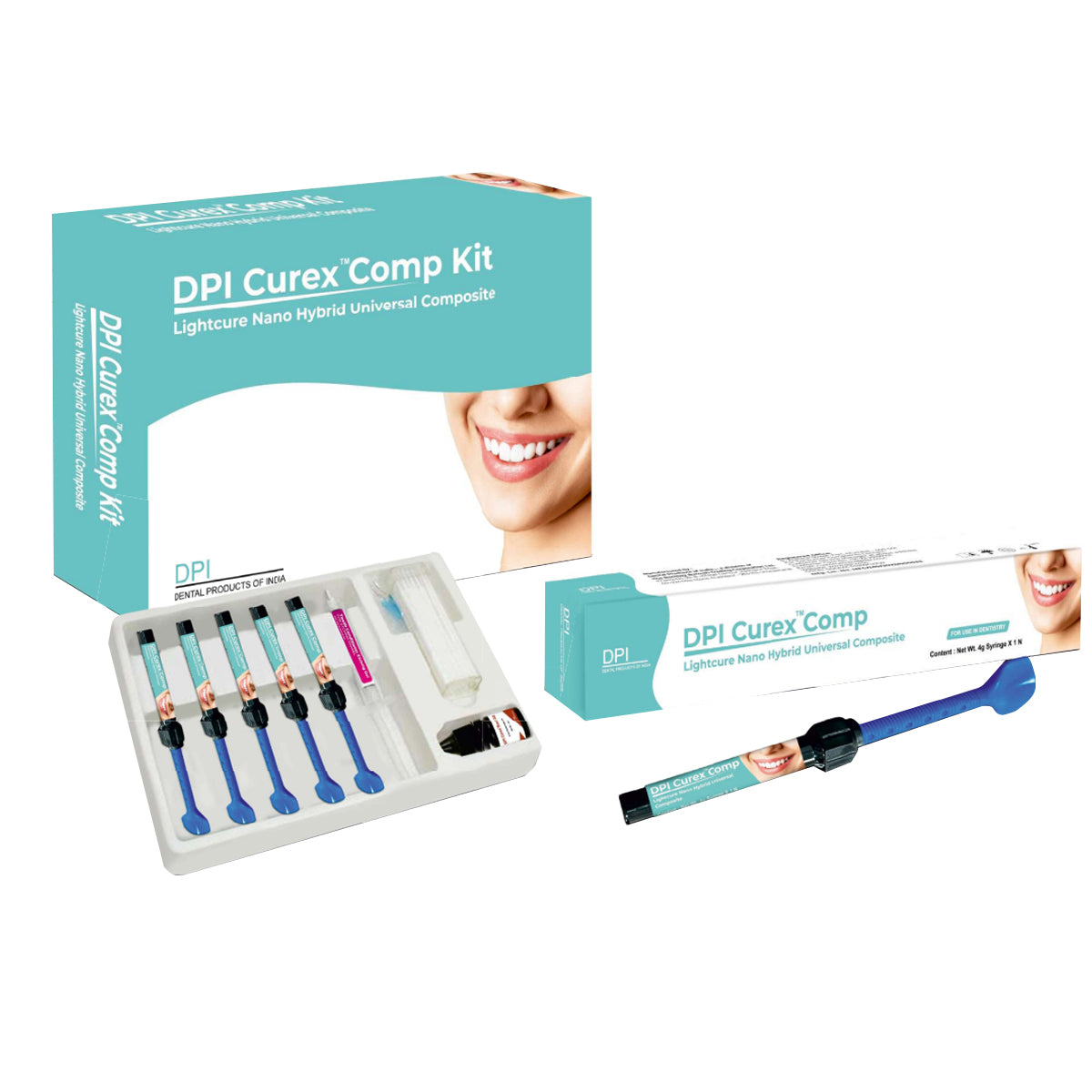 DPI Curex Comp Kit Lightcure Nano Hybrid Universal Composite