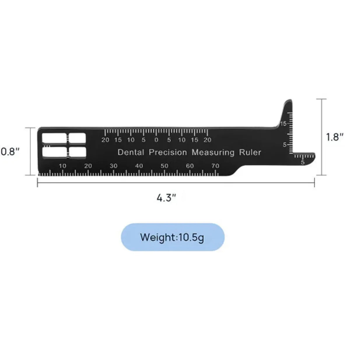 ET DENTAL Precision Measuring Ruler
