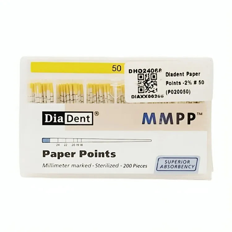 Diadent Paper Points Millimeter Marked - 2%