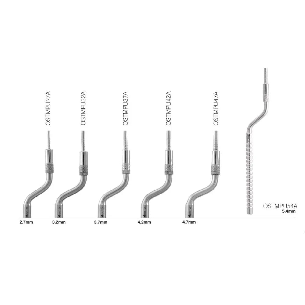 GDC Osteotomes Flat Curved with Cassette Set Of 6 (OSTMPUAWC6)