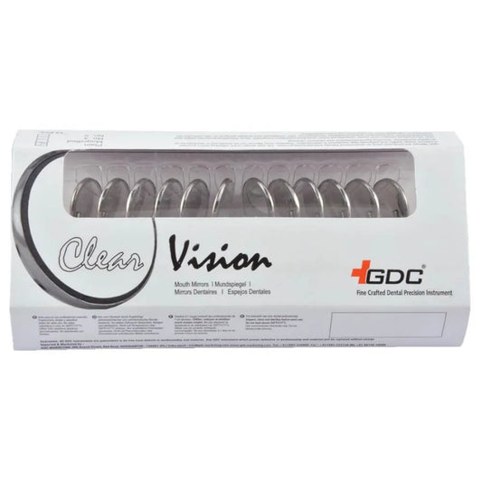 GDC Mouth Mirror Tops Magnified Pack Of 12 - 4 (Mmtm4)