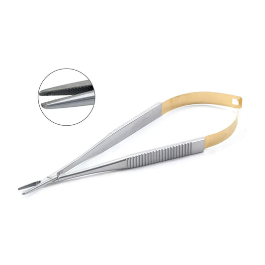 GDC Micro Castroviejo Needle Holder Straight Tc - 14cm (Nh5020)