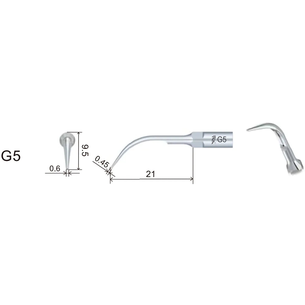 Woodpecker Scaler Tip G5 for UDS & EMS Scalers