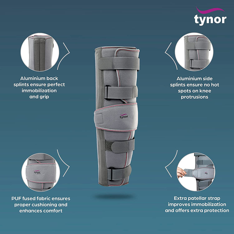 Tynor 19 Inches Urbane Knee Immobilizer