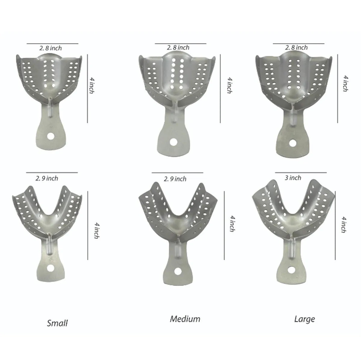 LD SS Perforated Impression Trays