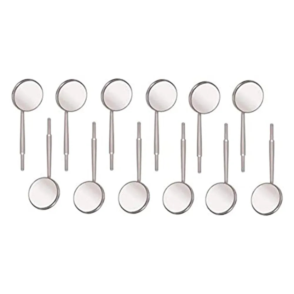 GDC Mouth Mirror Tops Plain Pack Of 12 Pcs - 3 (Mmtp3)