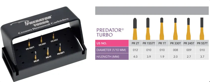 Prima Dental Predator Turbo Crown Removal Kit