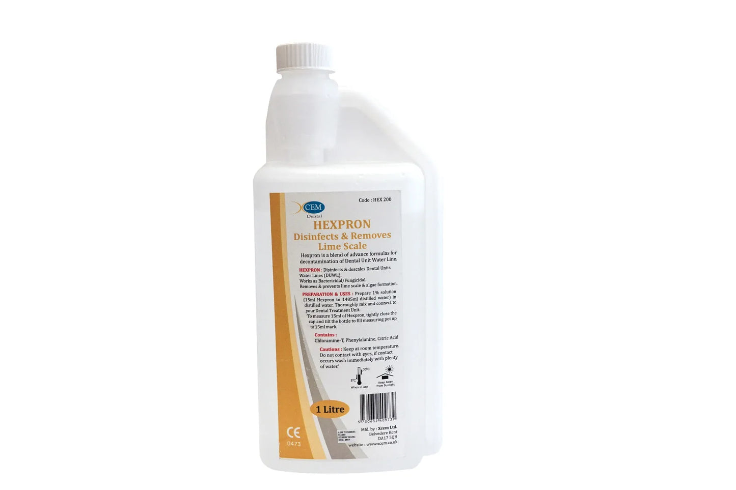 Xcem Hexpron Water Line Disinfectant - HEX200