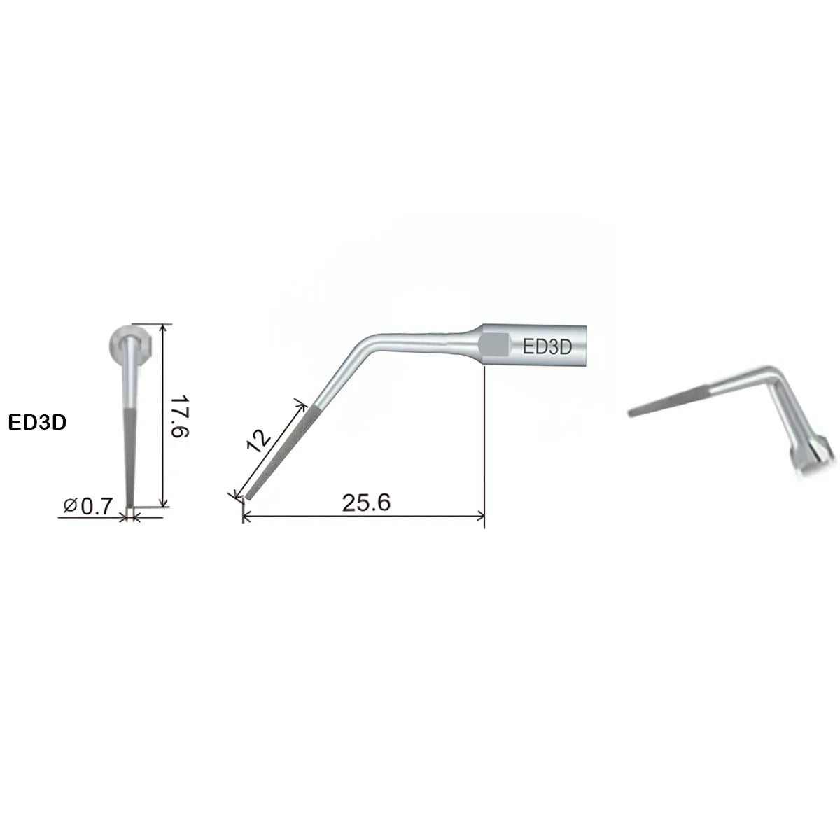 Woodpecker Scaler Tip ED3D for DTE & Satelec Scalers