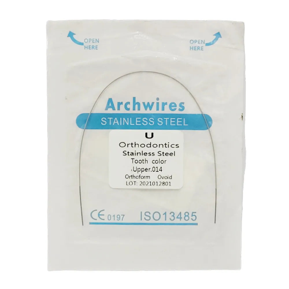 U Ortho SS Tooth Color Wire - Ovoid