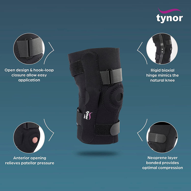 Tynor Hinged Knee Wrap - Neoprene