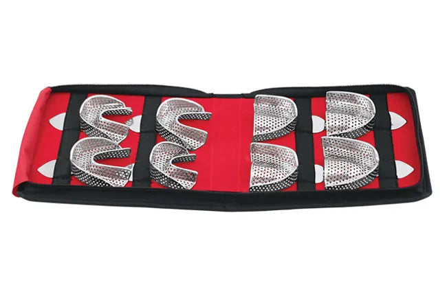GDC Impression Tray Dentulous Perforated Kit Set of 8 (ITRLDPP8)