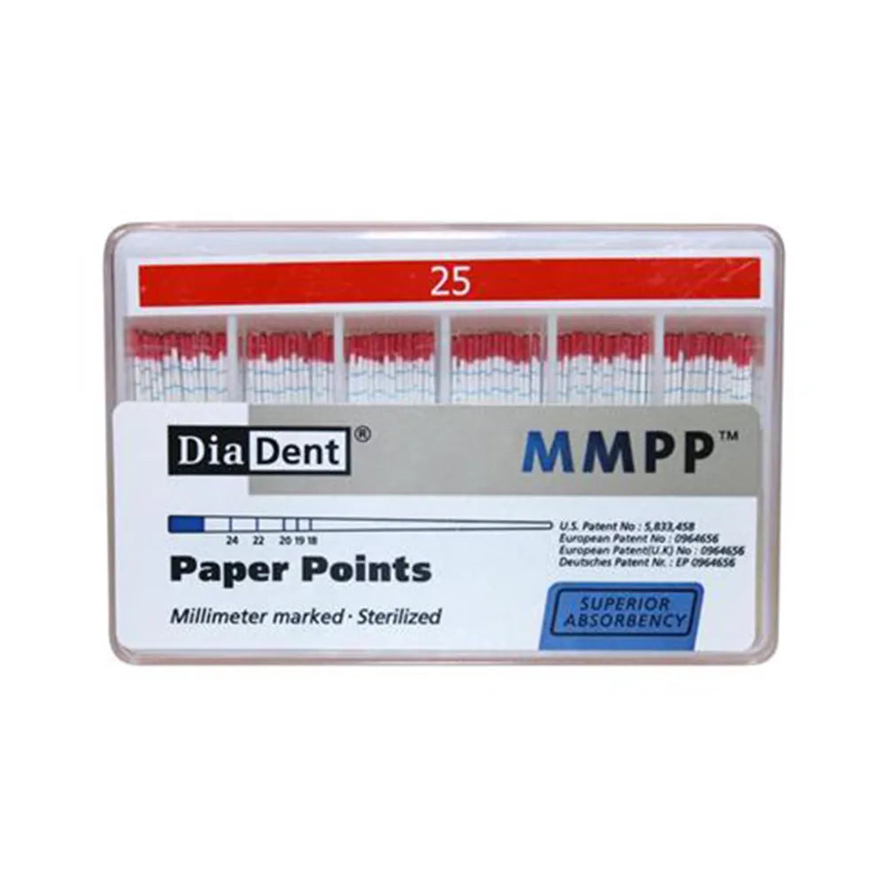 Diadent Paper Points Millimeter Marked - 2%