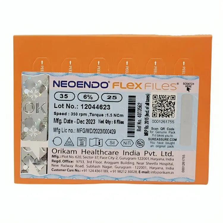 NeoEndo Flex Rotary Files 25mm