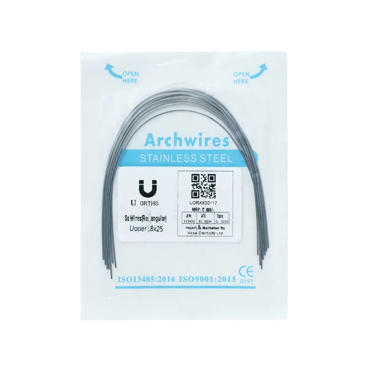 U Ortho Ss Wires (Rectangular)