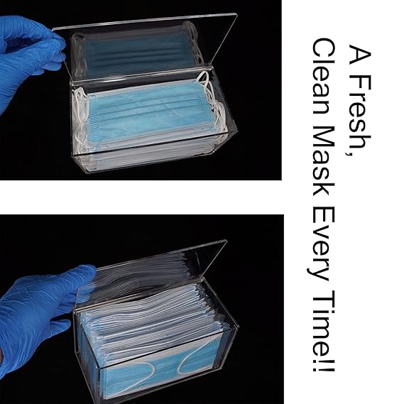 Denmax Face Mask Dispenser with Hinged Lid