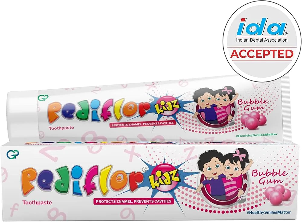 Group Pharma Pediflor Kidz Day & Night Kit With Buddy Toothbrush