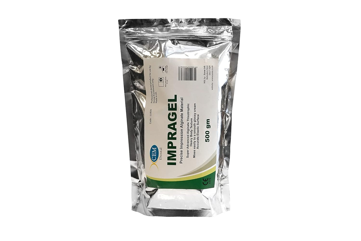 XCEM IMPRAGEL | 500gm Dental Alginate Impression Material