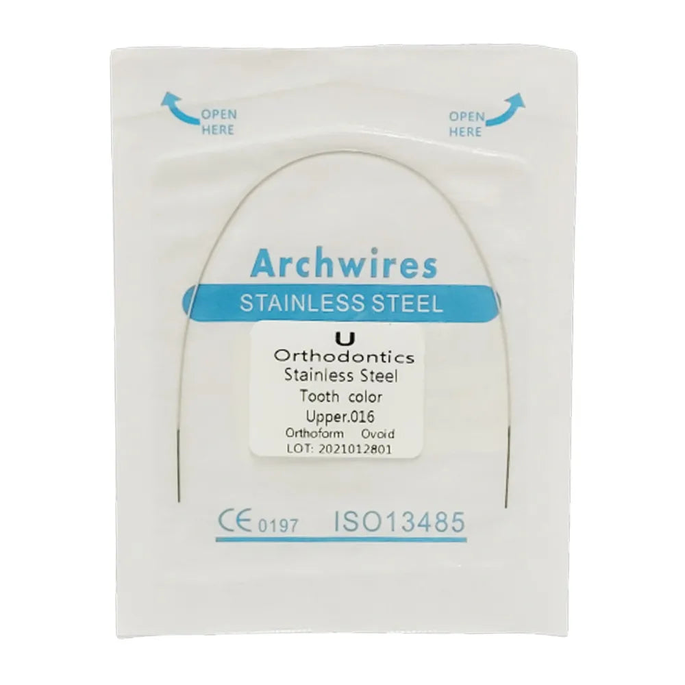 U Ortho SS Tooth Color Wire - Ovoid
