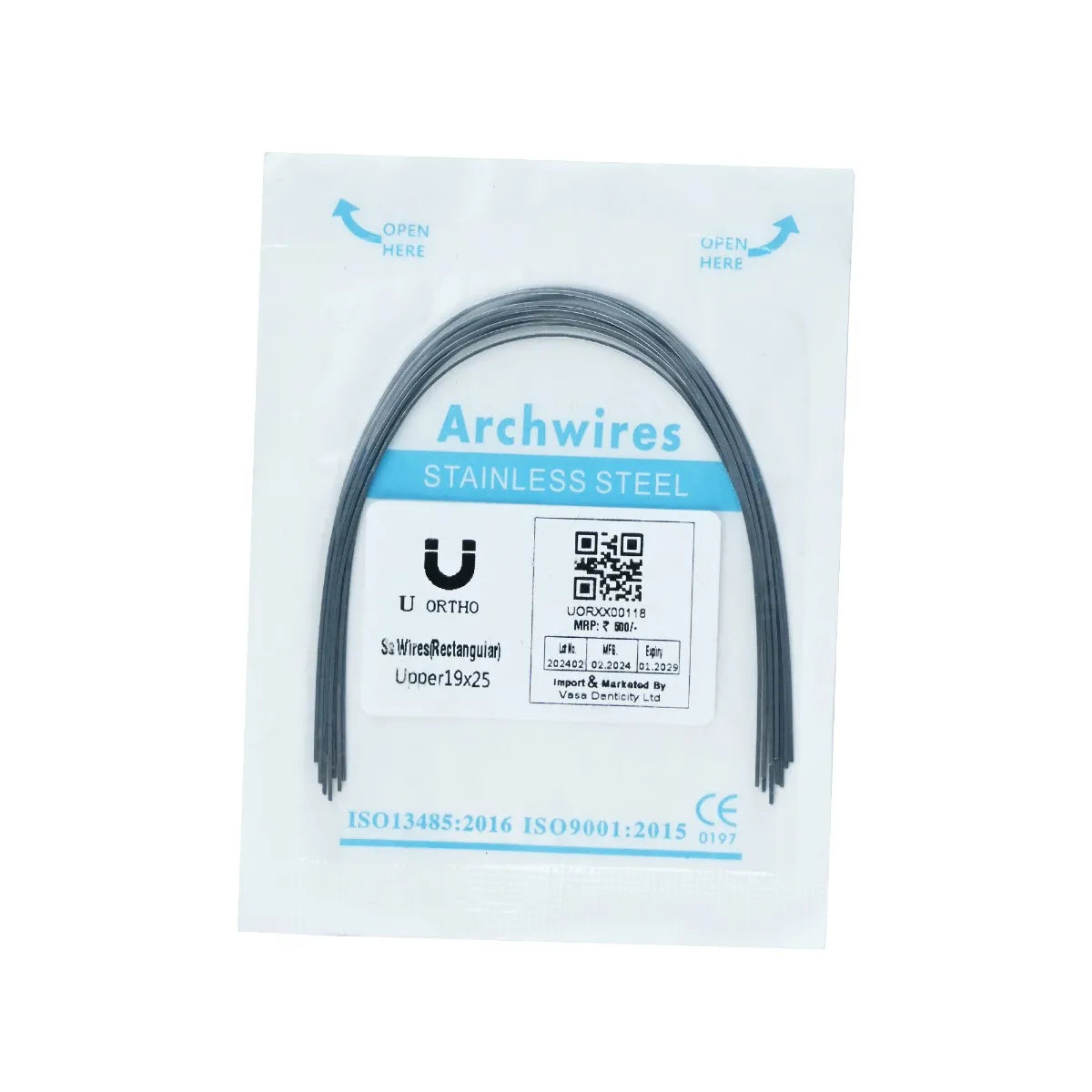 U Ortho Ss Wires (Rectangular)