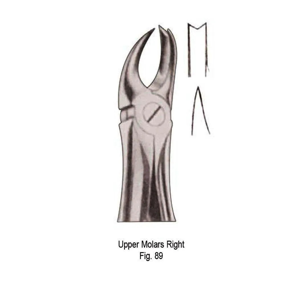 GDC Extraction Forceps Upper Molars Right Standard - (FX89S)