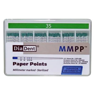 Diadent Paper Points Millimeter Marked - 2%