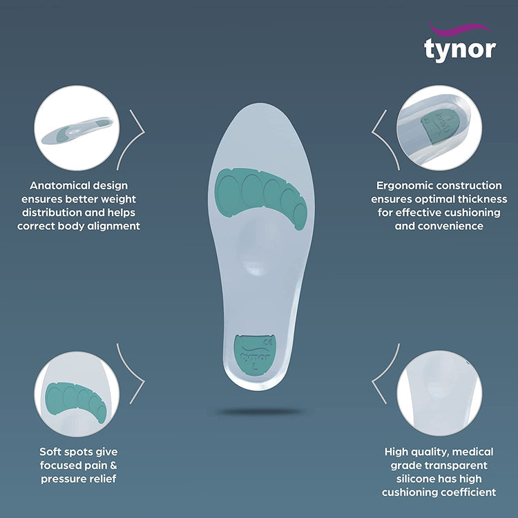 Tynor Full Silicone Insoles - Silicone