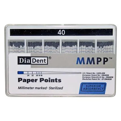 Diadent Paper Points Millimeter Marked - 2%