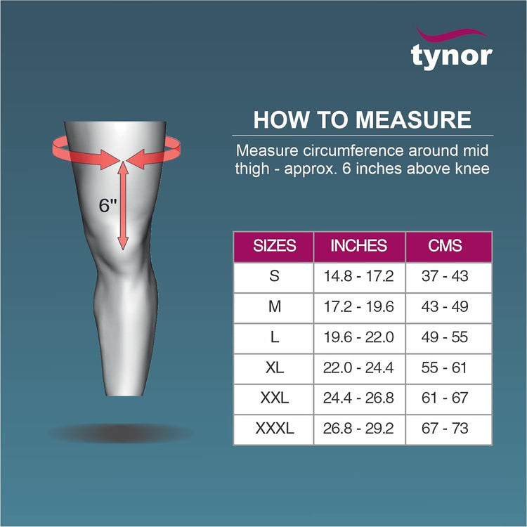 Tynor Hinged Knee Support - Neoprene 3XL