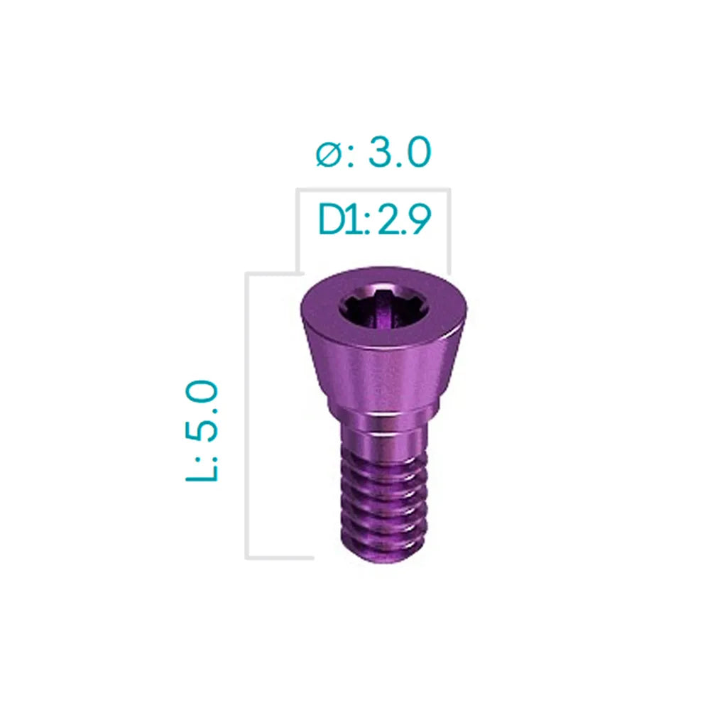 Adin Closefit RP Conical Implant Cover Screw 3mm x 5mm (RP0073)