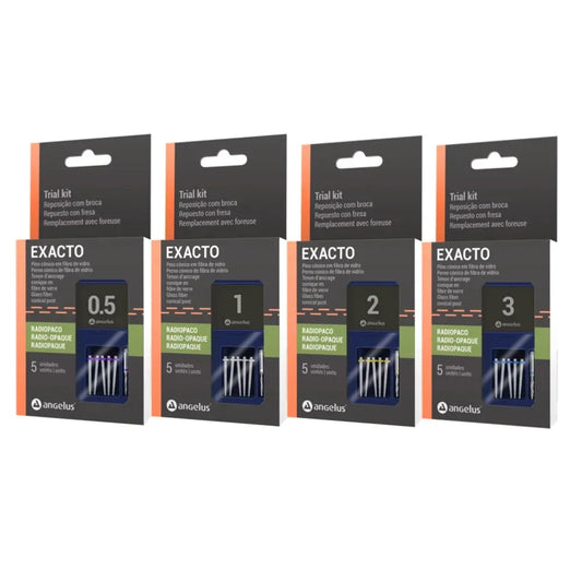 Angelus Exacto Trial Pack Glass Fiber Post