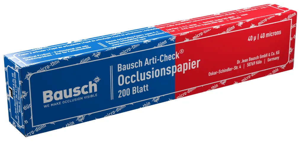 Bausch Arti-Check Articulating Papers Micro Thin - 40µ Microns