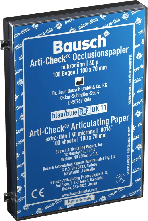 Bausch Arti-Check Articulating Papers Micro Thin - 40µ Microns
