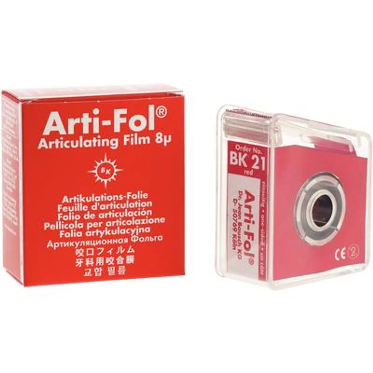 Bausch Arti-Fol Articulating Flim Ultra Thin - 8µ Microns Width 22 mm - 20 Mts.