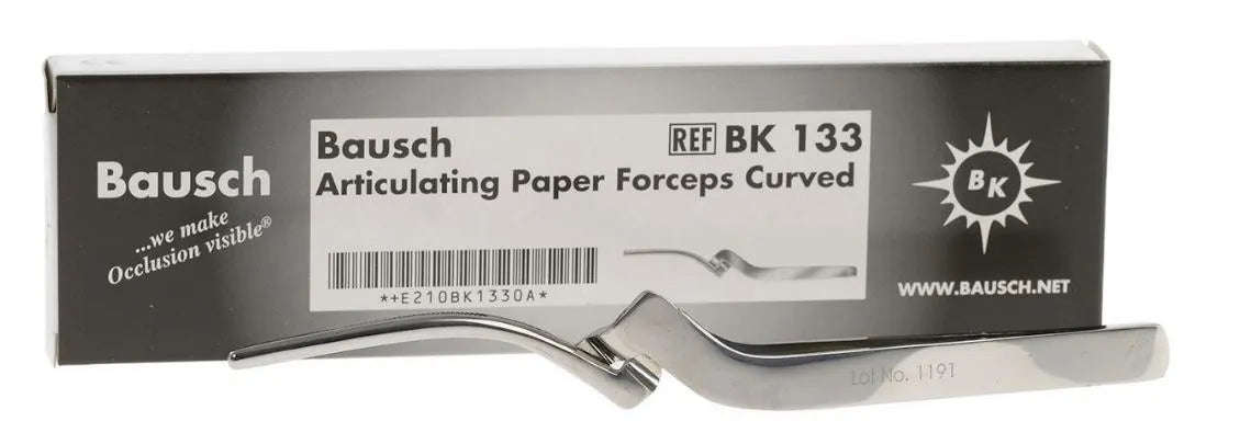 Bausch Articulating Paper Forceps Curved - BK 133