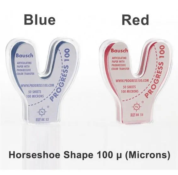 Bausch Articulating Paper with Progressive Colour Transfer - 100µ Microns