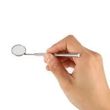 GI Dental Mouth Mirror With Handle (Pack Of 10)