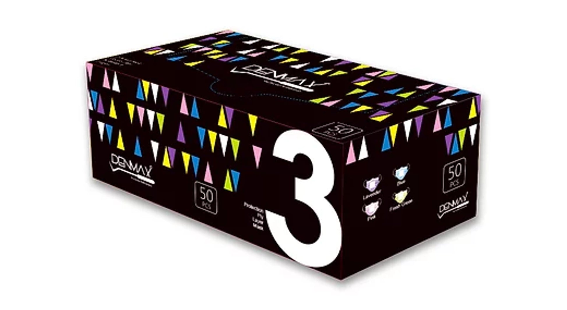 Denmax 3 Ply Face Mask – Premium Green Color