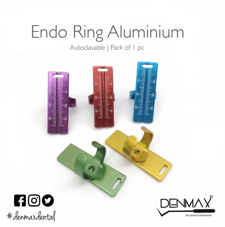 Denmax Endo Ring Aluminium Calibrated Ruler