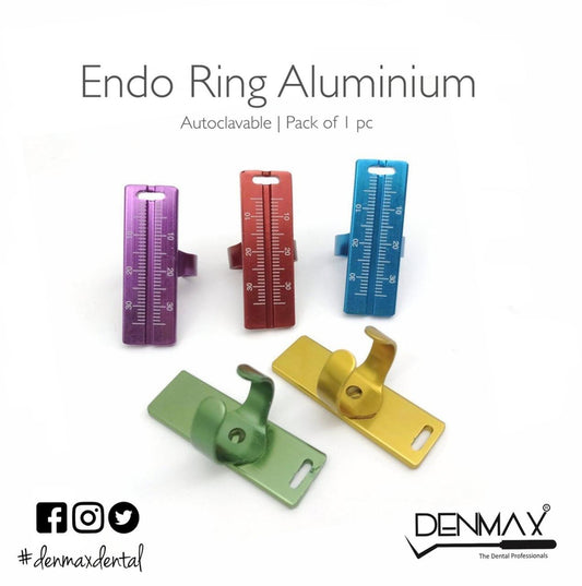 Denmax Endo Ring Aluminium Calibrated Ruler