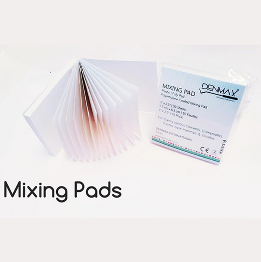 Denmax Mixing Pad - 2.5" X 3" Pack of 50 Sheets