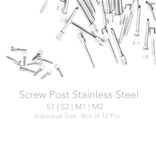Denmax Stainless Steel Metal Posts - S1 Pack of 12 Pcs