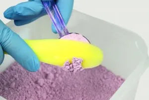 Dental Alginate Scoop And Measuring Jar (Purple)