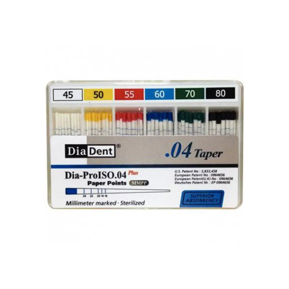 Diadent Paper Point Special Tapered 4%