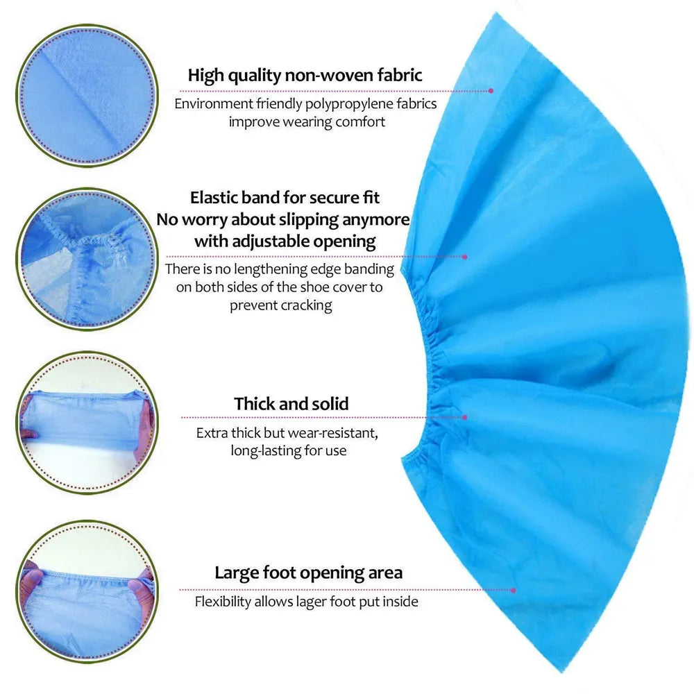 Disposable Non-Woven Shoe Cover (Pack of 100)