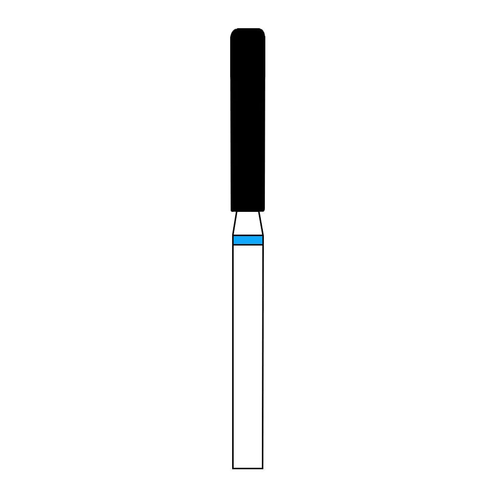 Frank Dental Cylinder Round Edge Diamond Bur SRS Series (Regular)
