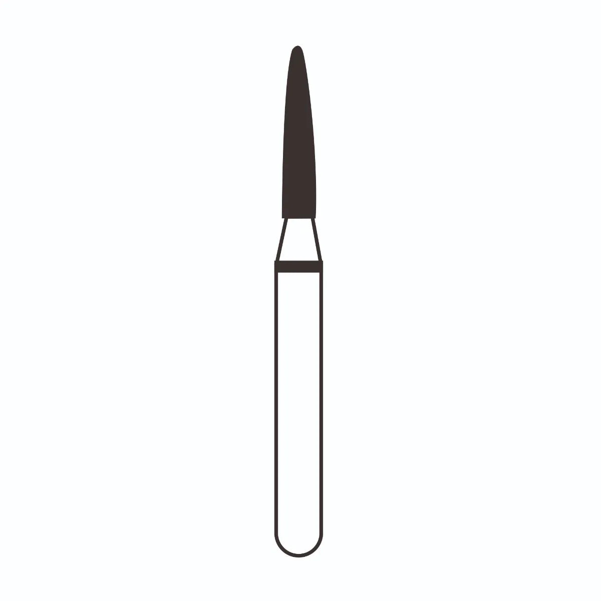 Frank Dental Flame Ogival FG Diamond Burs - Pack Of 10